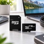 کارت حافظه MicroSDHC کلاس 10 استاندارد UHS-I U1 به همراه آداپتور SD با ظرفیت 16گیگابایت